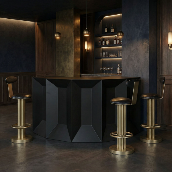 Petra Matte Black Industrial Bar