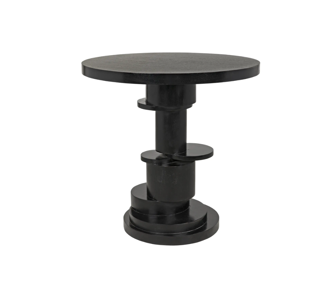 Hugo Side Table Hand Rubbed Black