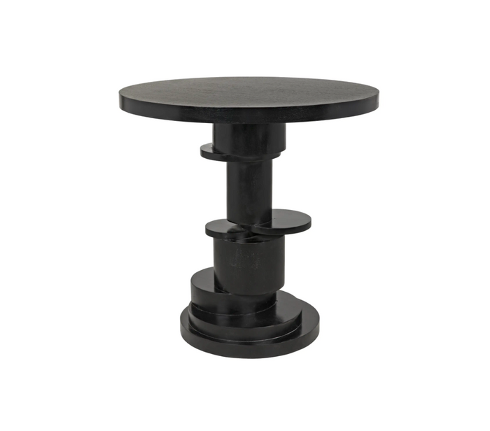 Hugo Side Table Hand Rubbed Black