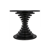 Schilling Side Table Hand Rubbed Black