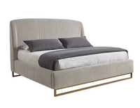 Nevin Polo Club Stone Upholstered Queen Bed