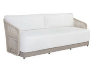 Allariz Greige Rope & White Outdoor Sofa