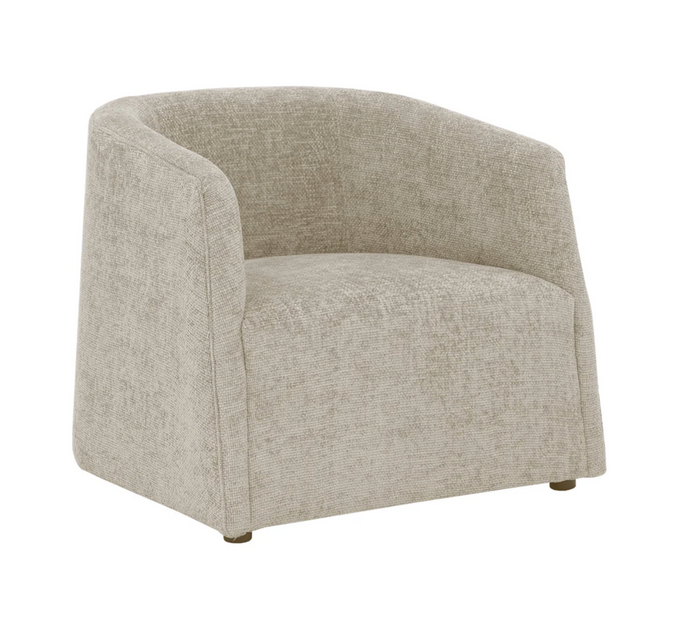 Serenade Taupe Upholstered Lounge Chair