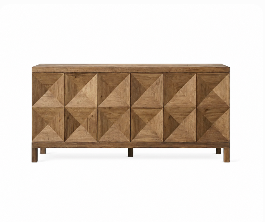 Sector 3 Door Sideboard Dark Walnut