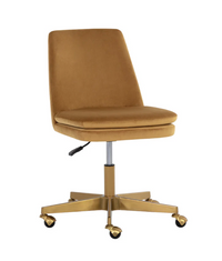 Berget Gold Sky Desk Chair
