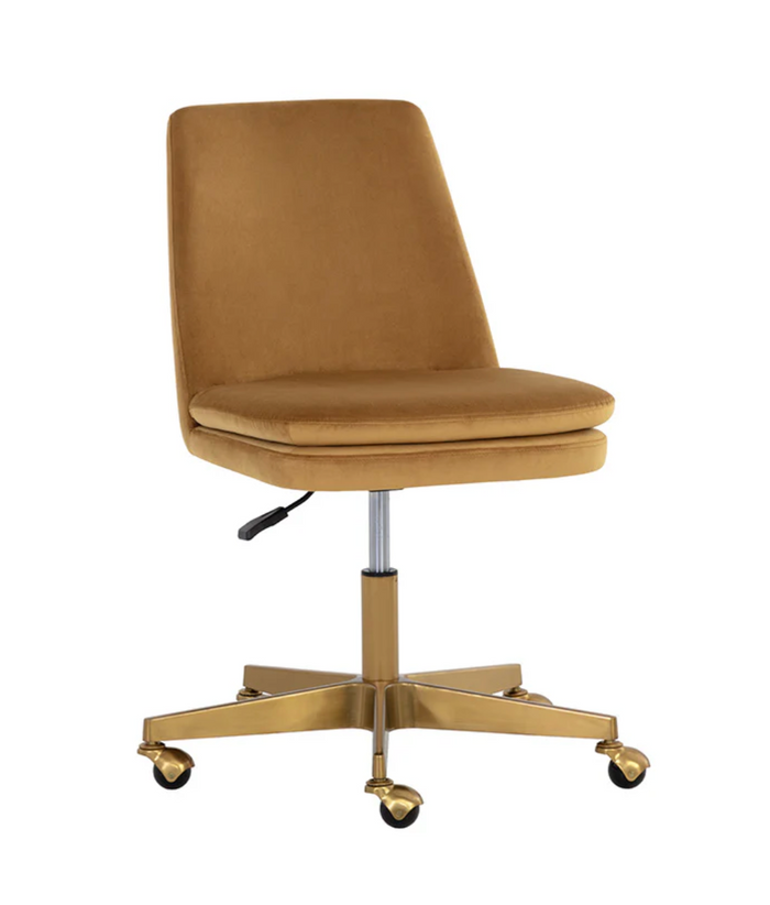 Berget Gold Sky Desk Chair