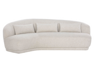 Soraya Curved Dove Cream Sofa