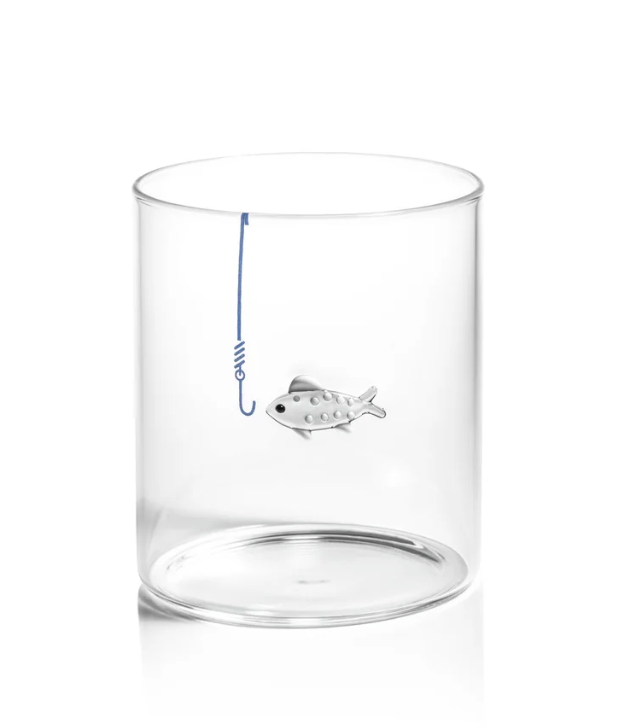 Tidal Sip Glass Tumblers, 3-Piece Assorted Set