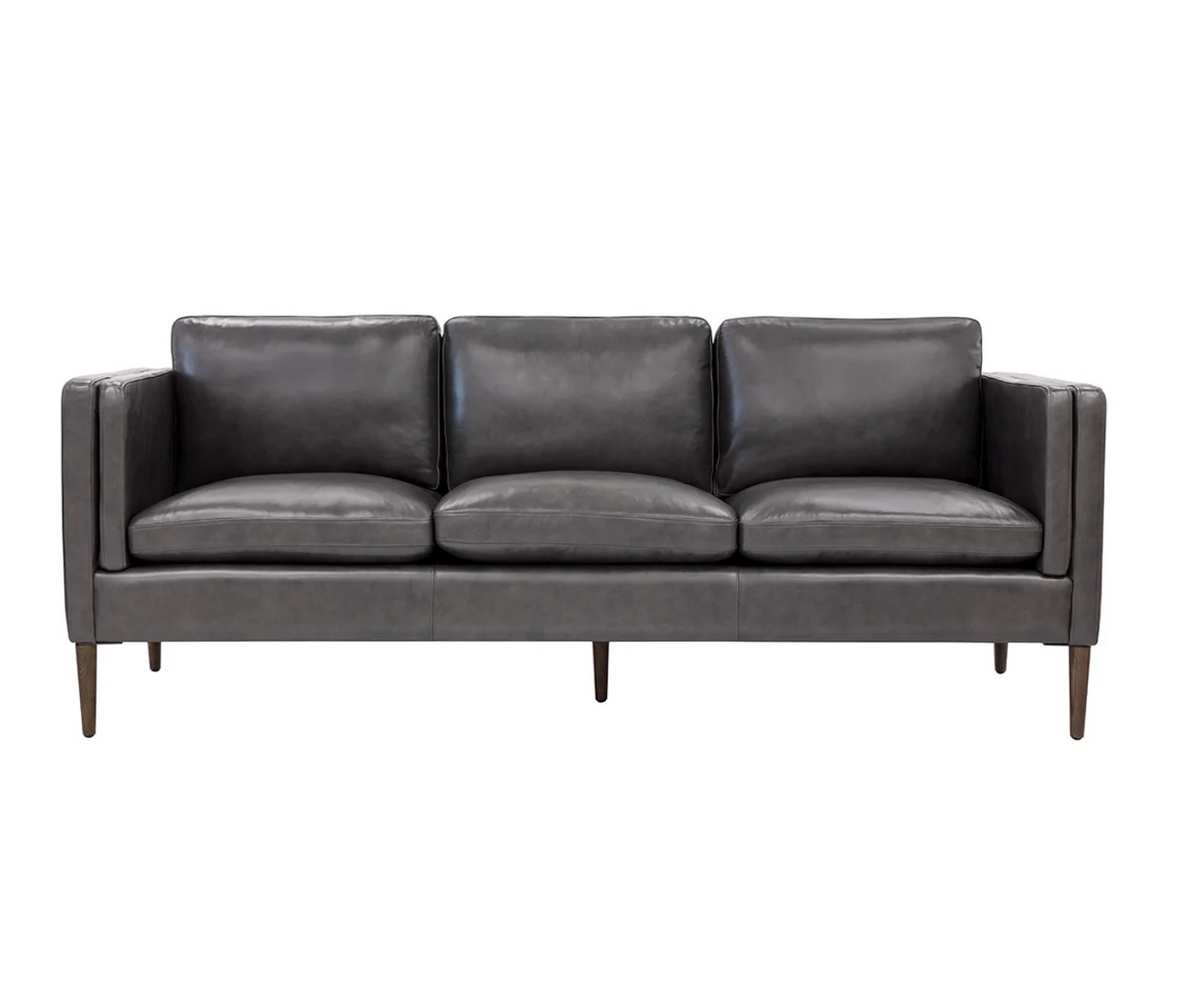 Richmond Brentwood Charcoal Leather Sofa