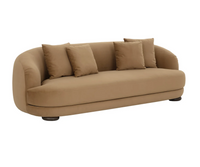 Valentina Kona Camel Velvety Sofa