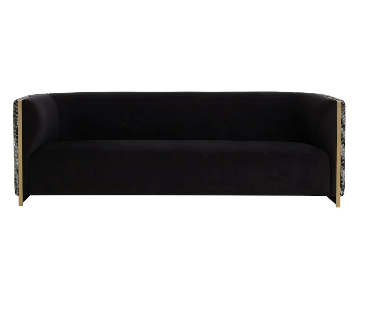 Larron Abbington Black Two-Toned Sofa