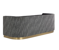 Larron Abbington Black Two-Toned Sofa