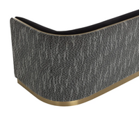 Larron Abbington Black Two-Toned Sofa