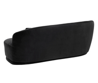 Soraya Charcoal Grey Curved Sofa