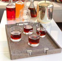 Stingray Rectangular Serving Trays with Handles