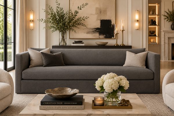 Leander Danny Dusty Brown Sofa