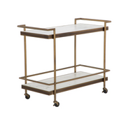 Contardi Bronze & White Bar Cart