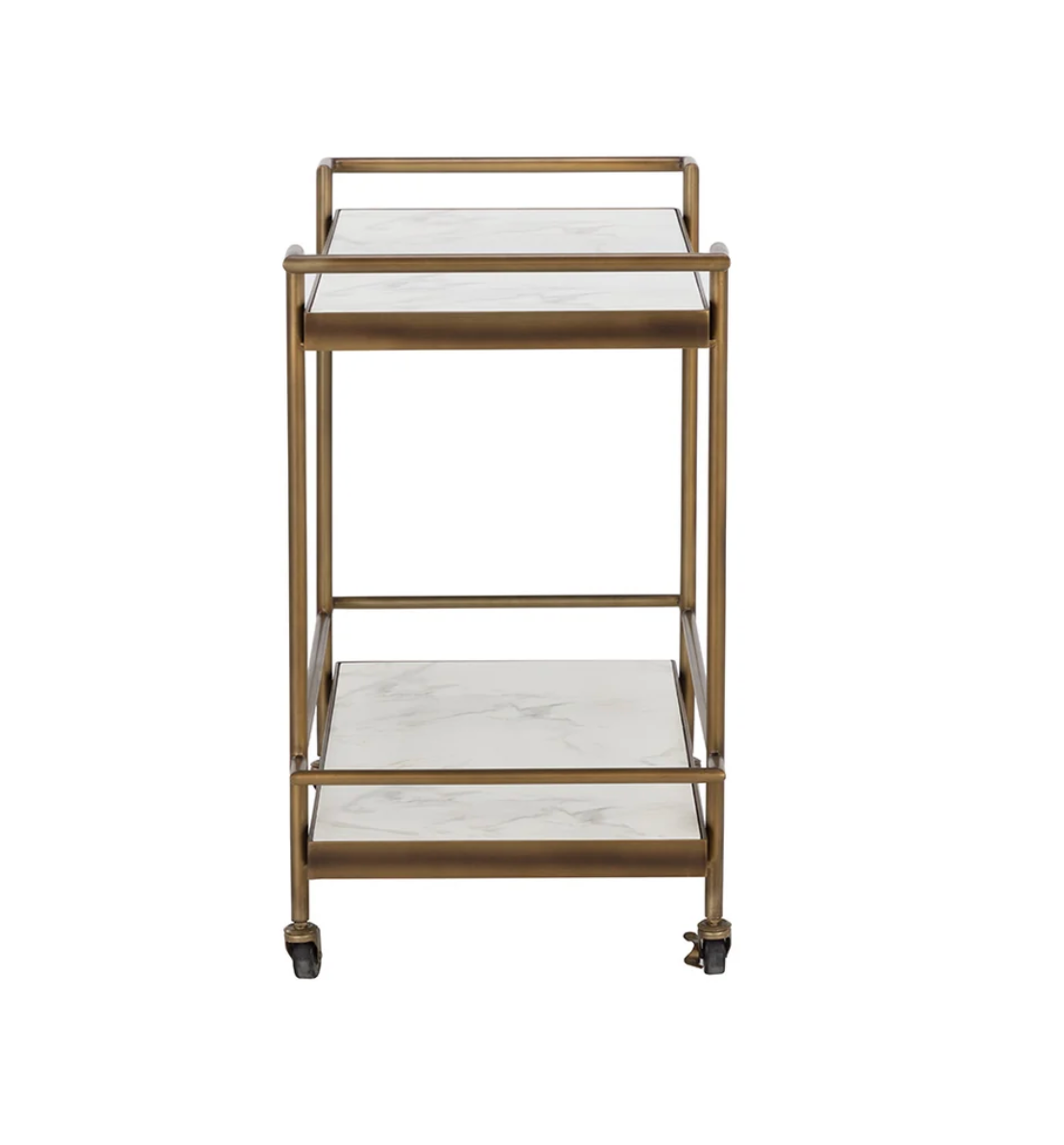 Contardi Bronze & White Bar Cart
