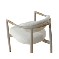 Marita Dining Greige - Louis Cream Armchair