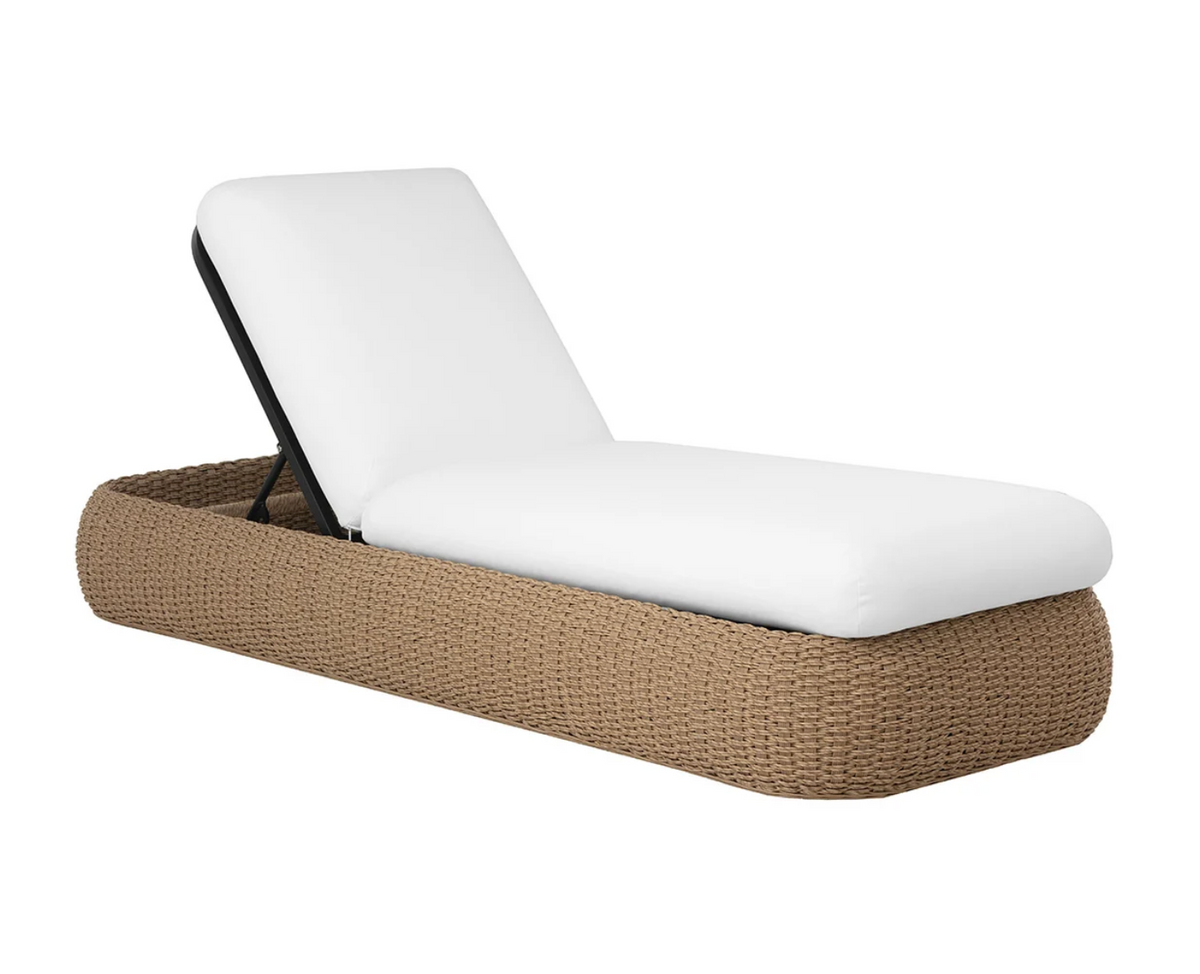 Barcelona Lounger Natural - Stinson White
