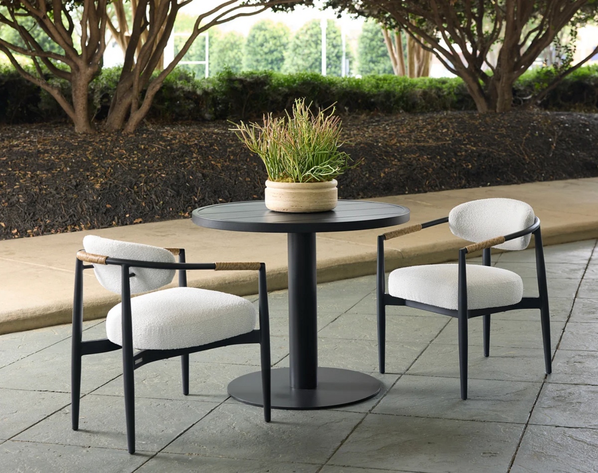 Marita Dining Black - Louis Cream Armchair