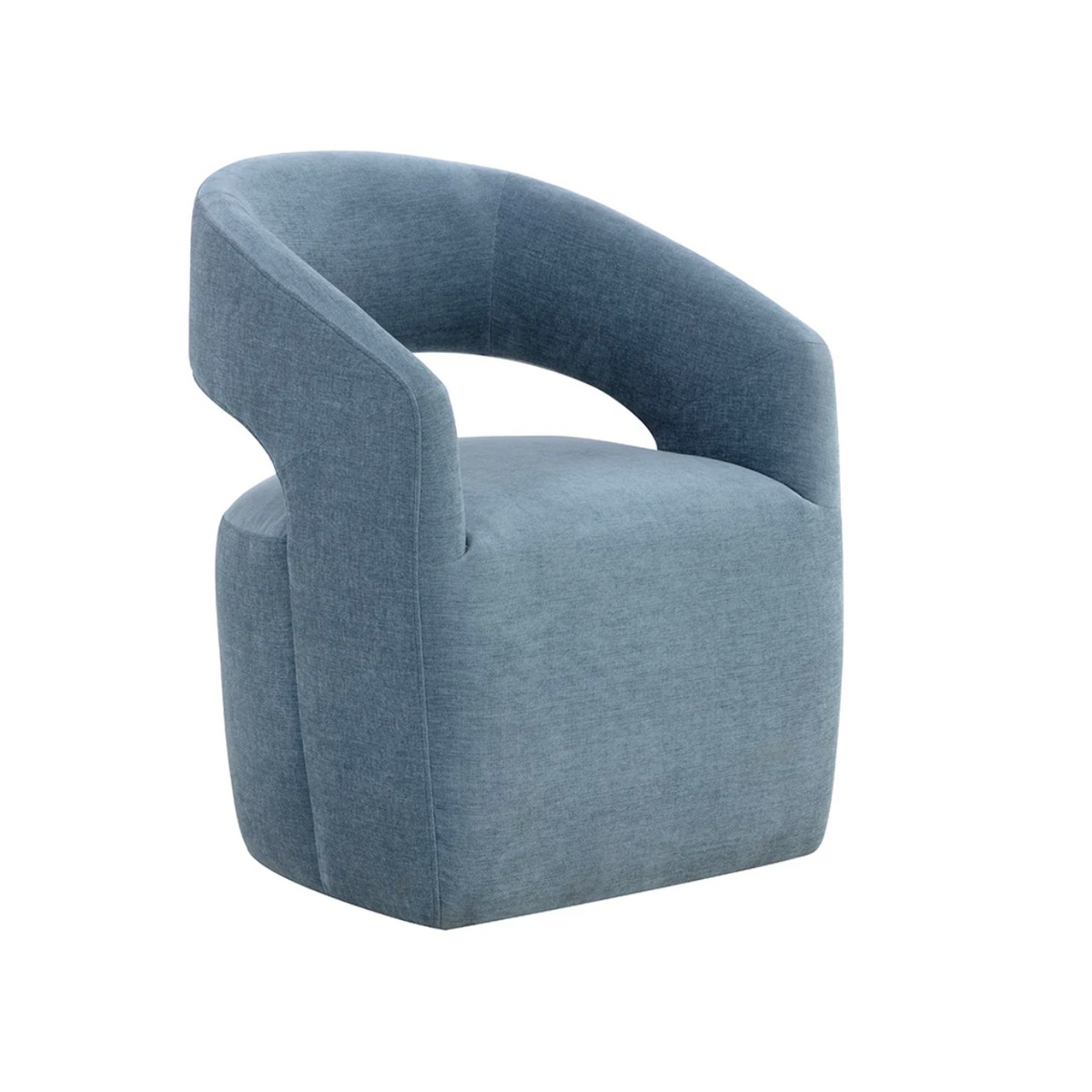 Lloret Wheeled Dining Danny Iceberg Armchair