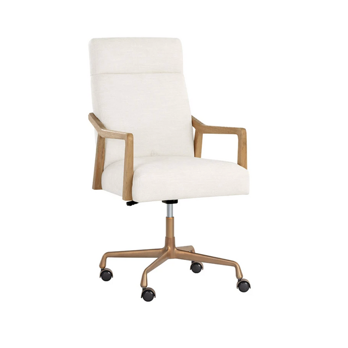 Collin Office Natural - Heather Ivory Tweed Chair