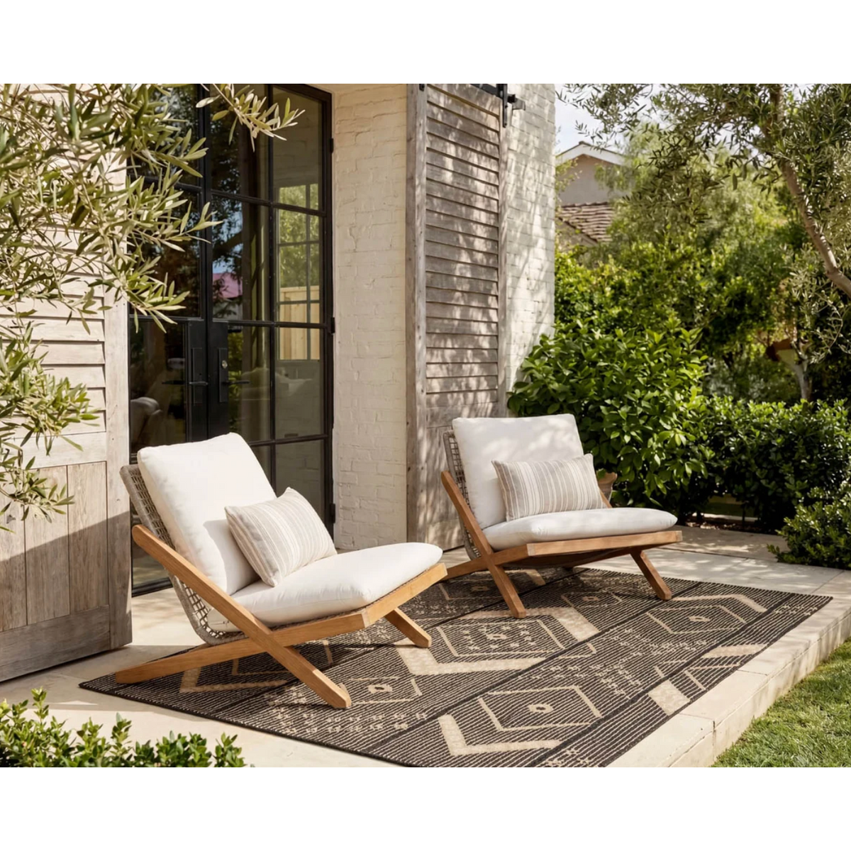 Bari Natural - Stinson White Lounge Chair