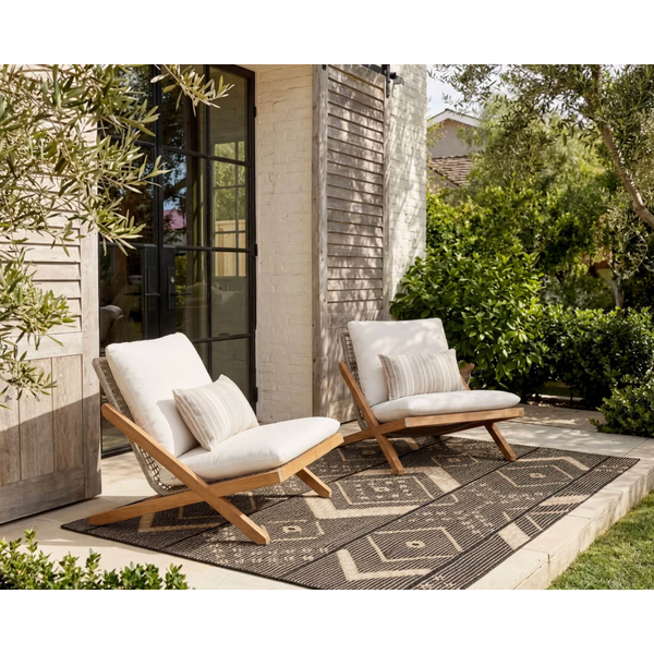 Bari Natural - Stinson White Lounge Chair
