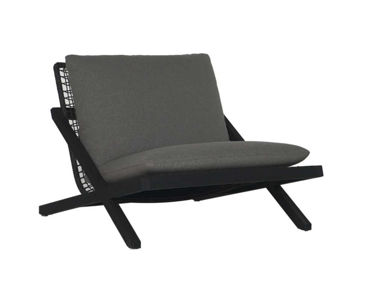 Bari Charcoal - Gracebay Grey Lounge Chair