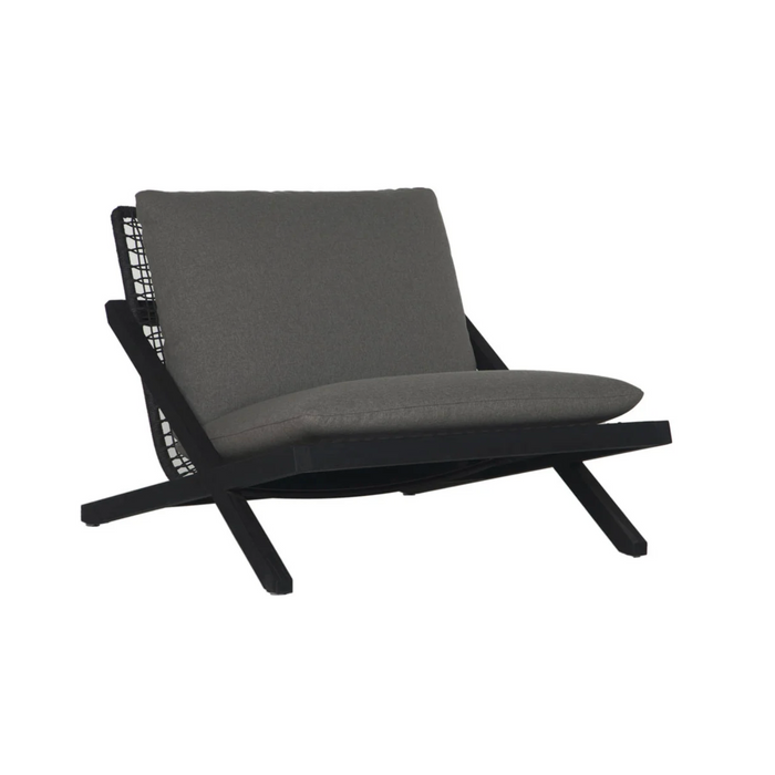 Bari Charcoal - Gracebay Grey Lounge Chair