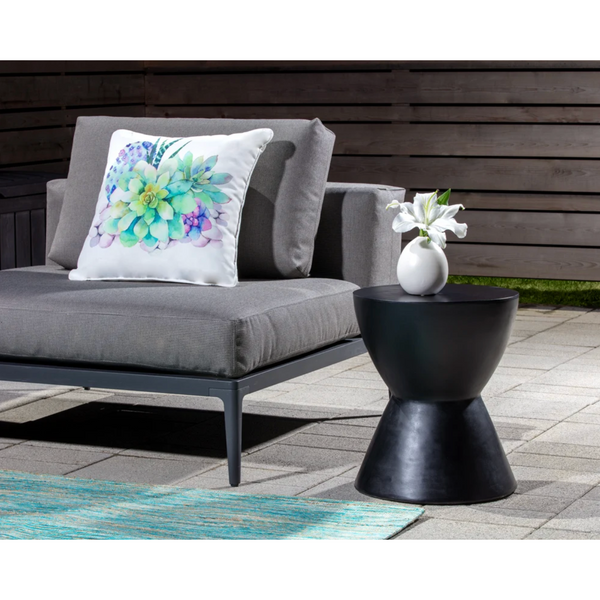 Logan End Black Table
