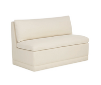 Donatella Zenith Alabaster Dining Banquette