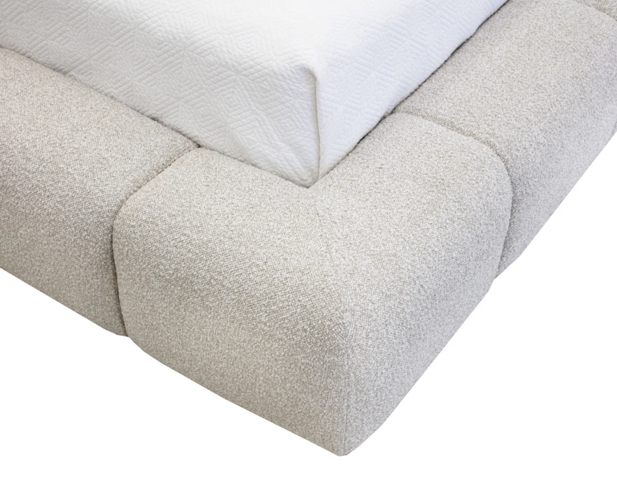 Olena Santa Cruz Channel Tufted Upholstered Bed