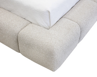 Olena Santa Cruz Channel Tufted Upholstered Bed