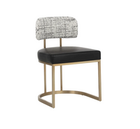 Larissa Bravo Black / Halton Birch Dining Chair