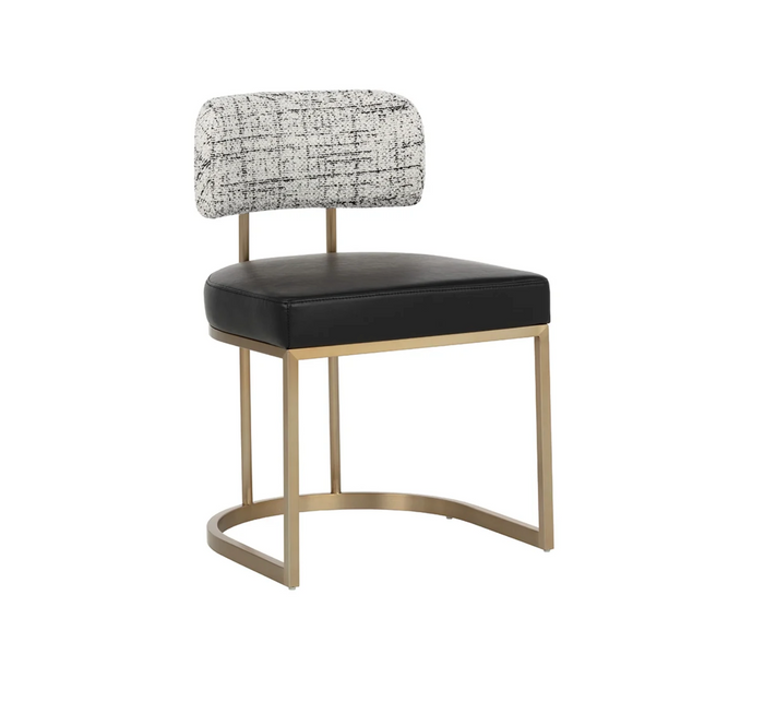 Larissa Bravo Black / Halton Birch Dining Chair