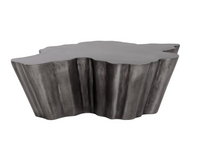 Lynx Antique Grey Organic Shaped Coffee Table