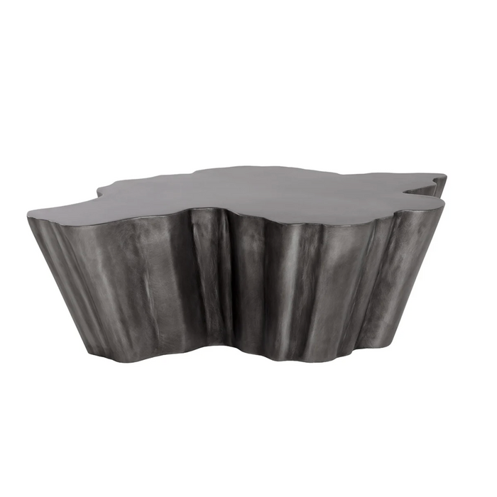 Lynx Antique Grey Organic Shaped Coffee Table