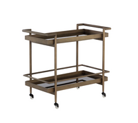 Livingston Bar Cart Antique Brass