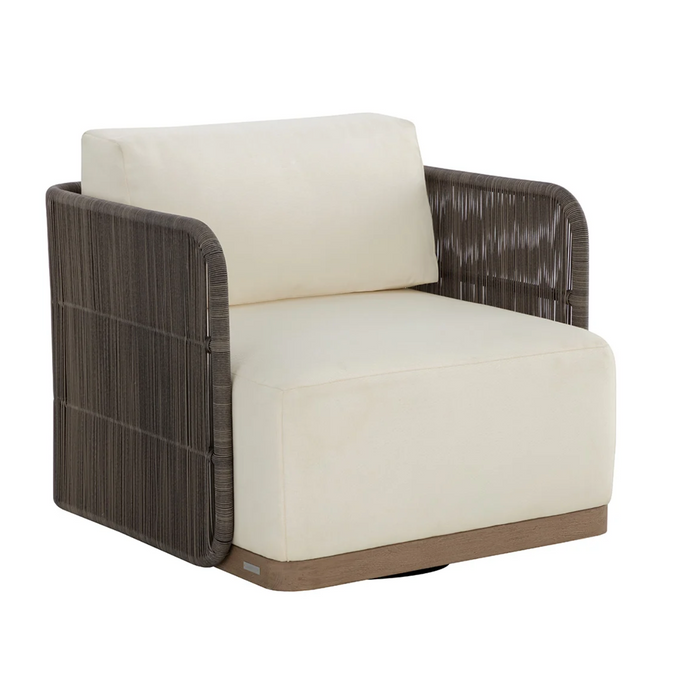 Ravenna Swivel Stinson Cream Armchair
