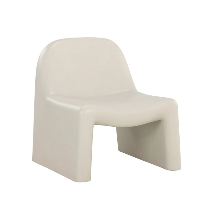 Kessel Cream Concrete Lounge Chair