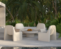 Kessel Cream Concrete Lounge Chair