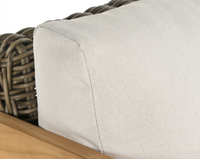 Potenza Taupe Wicker & Palazzo Cream Outdoor Lounge Chair