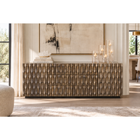Alameda Carved Dark Walnut Sideboard