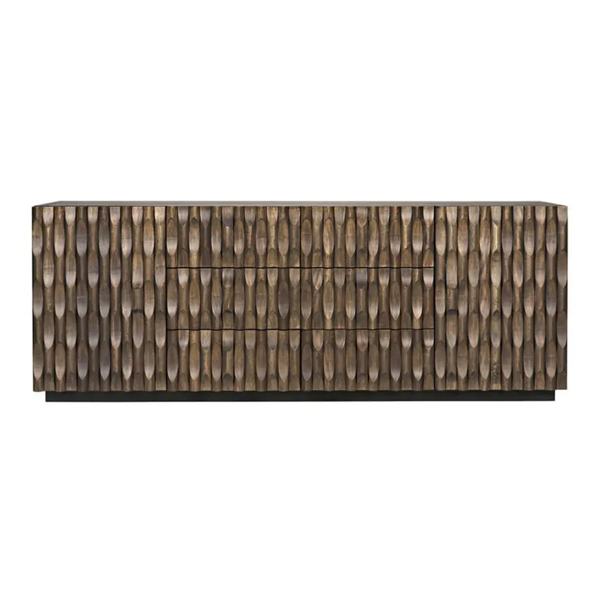 Alameda Carved Dark Walnut Sideboard