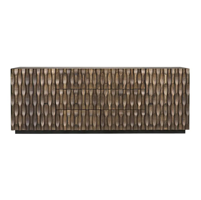 Alameda Carved Dark Walnut Sideboard