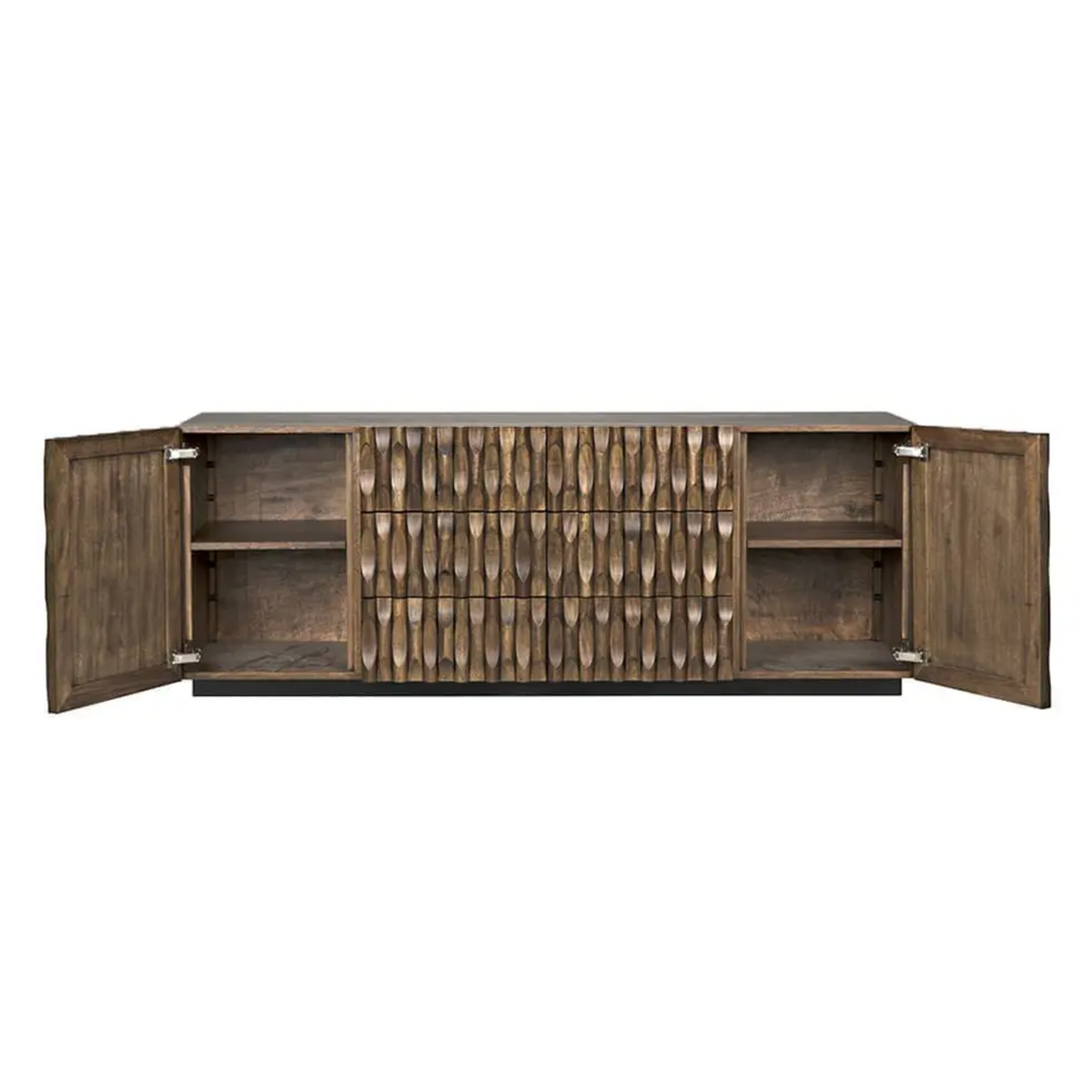 Alameda Carved Dark Walnut Sideboard