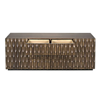 Alameda Carved Dark Walnut Sideboard