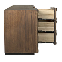 Alameda Carved Dark Walnut Sideboard